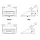 Girofar parbriz 6 LED-uri a 3W Girofar parbriz 6 LED-uri a 3W